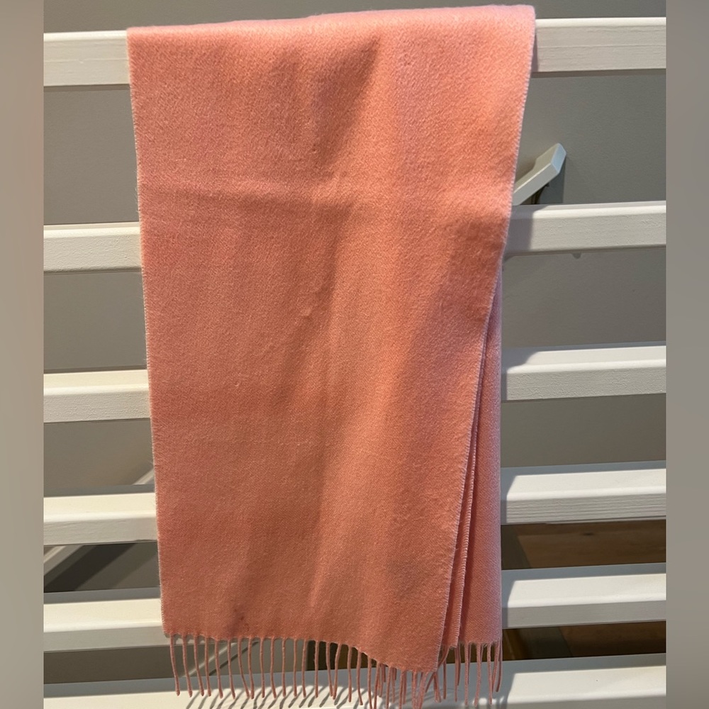NWOT Charter Club Pink Cashmere Scarf